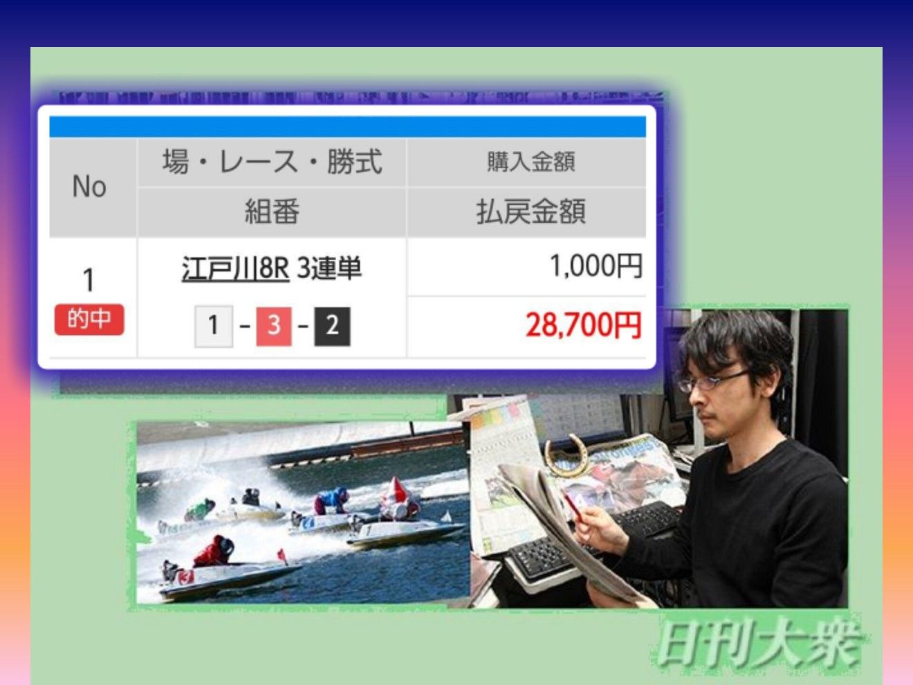 片橋幸貴G2江戸川634杯モーターボート大賞でマクリＶの画像